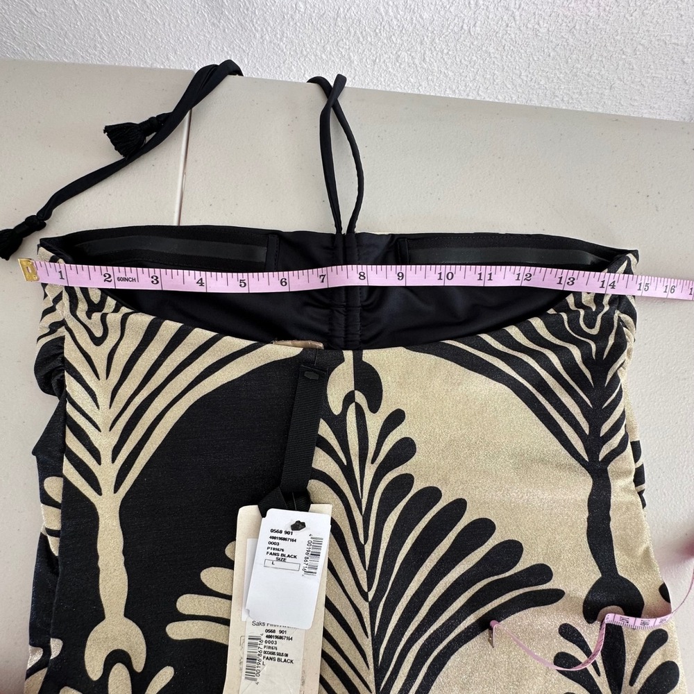 Johanna Ortiz Occasus Solis One Piece Swimsuit Women Large Fans Black Resort NWT - Picture 14 of 15
